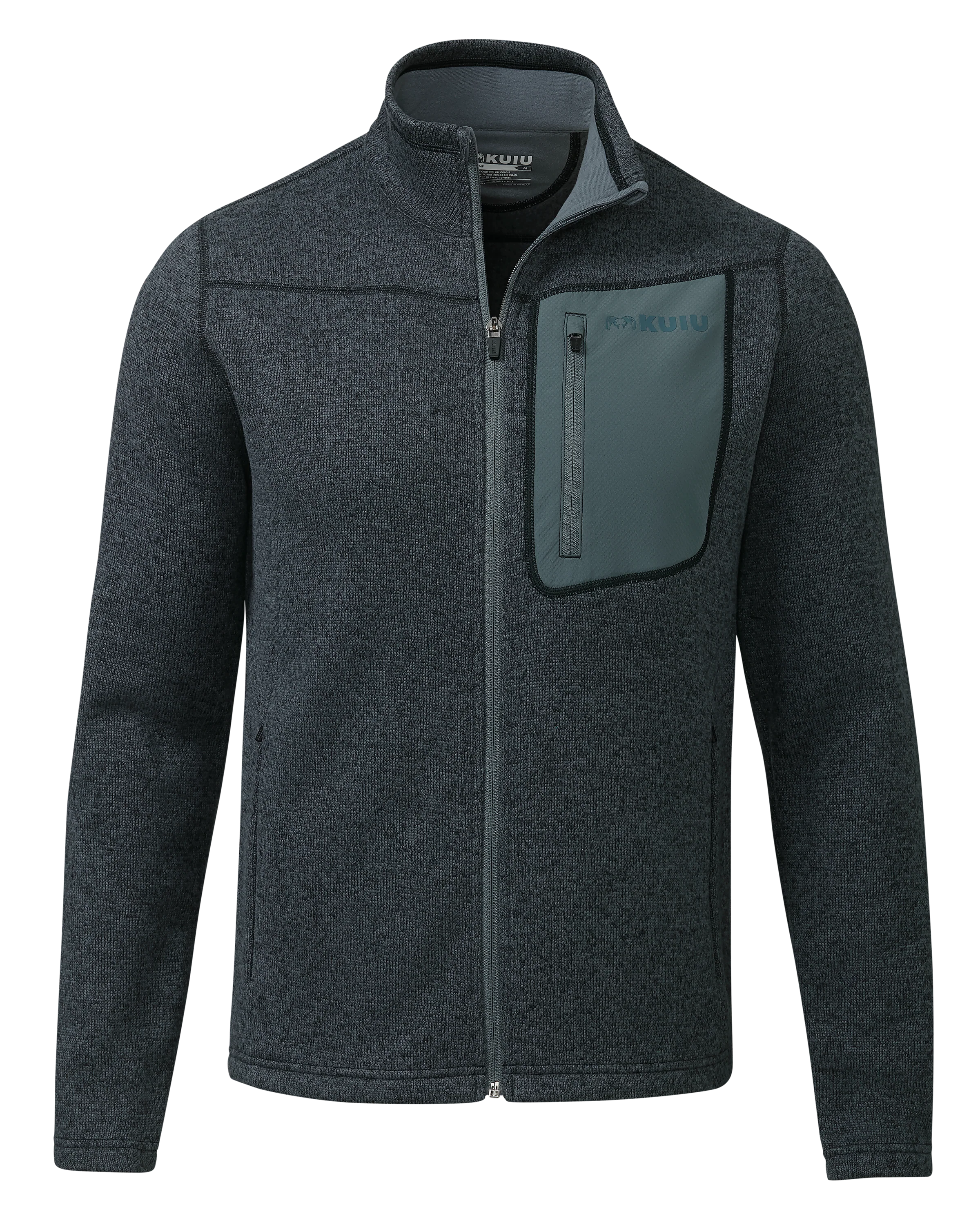 Base Camp Full Zip Sweater | Navy Heather