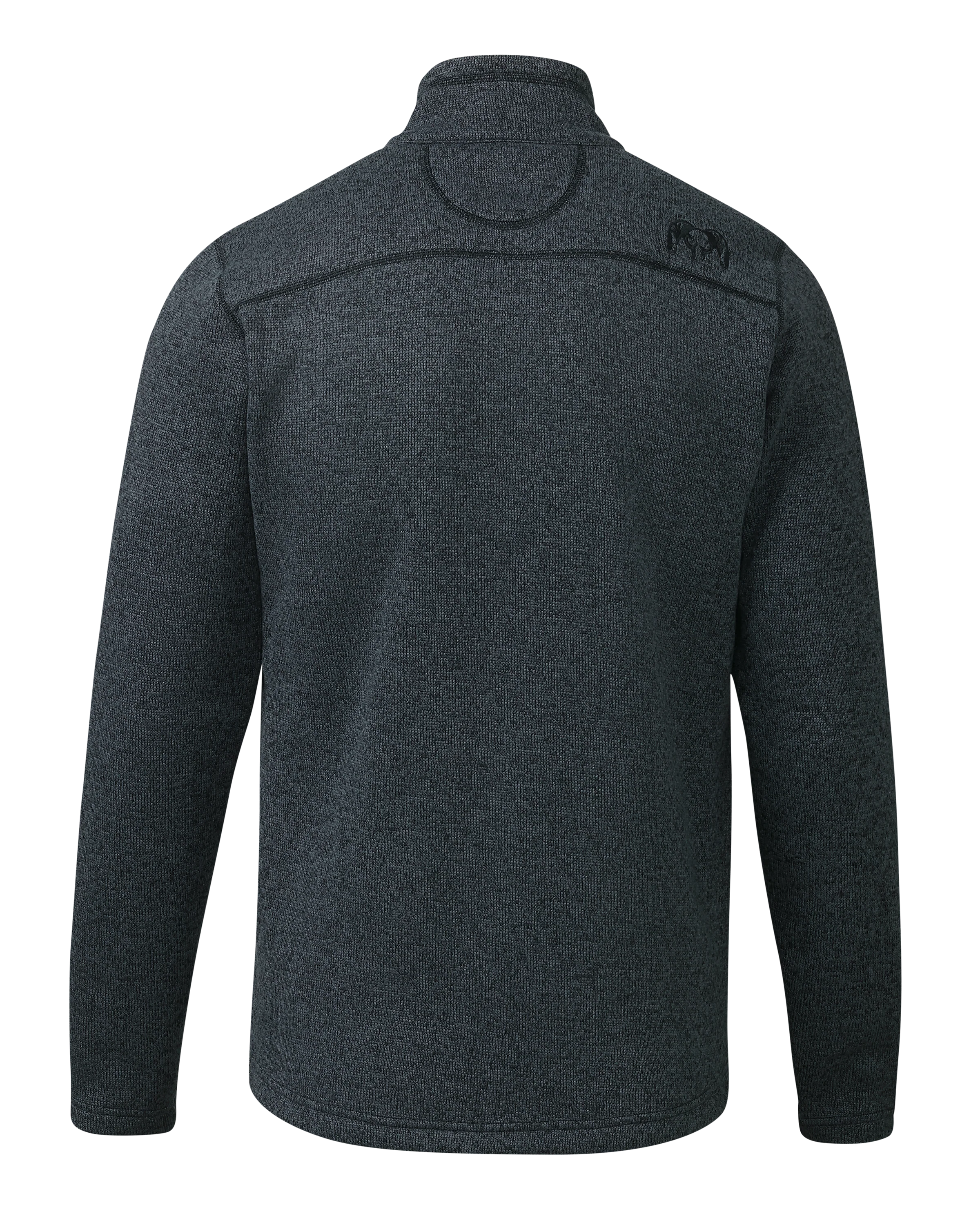 Base Camp Full Zip Sweater | Navy Heather - Image 2