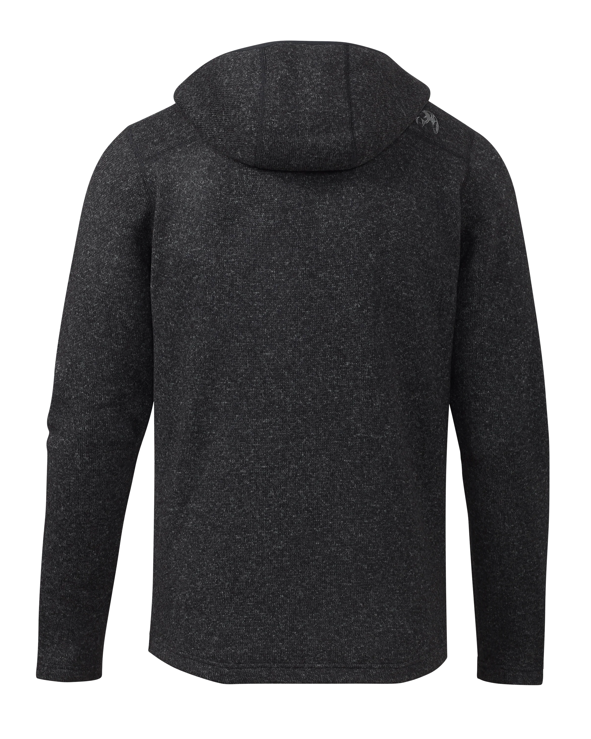 Base Camp Hooded Sweater | Heather Black - Image 2
