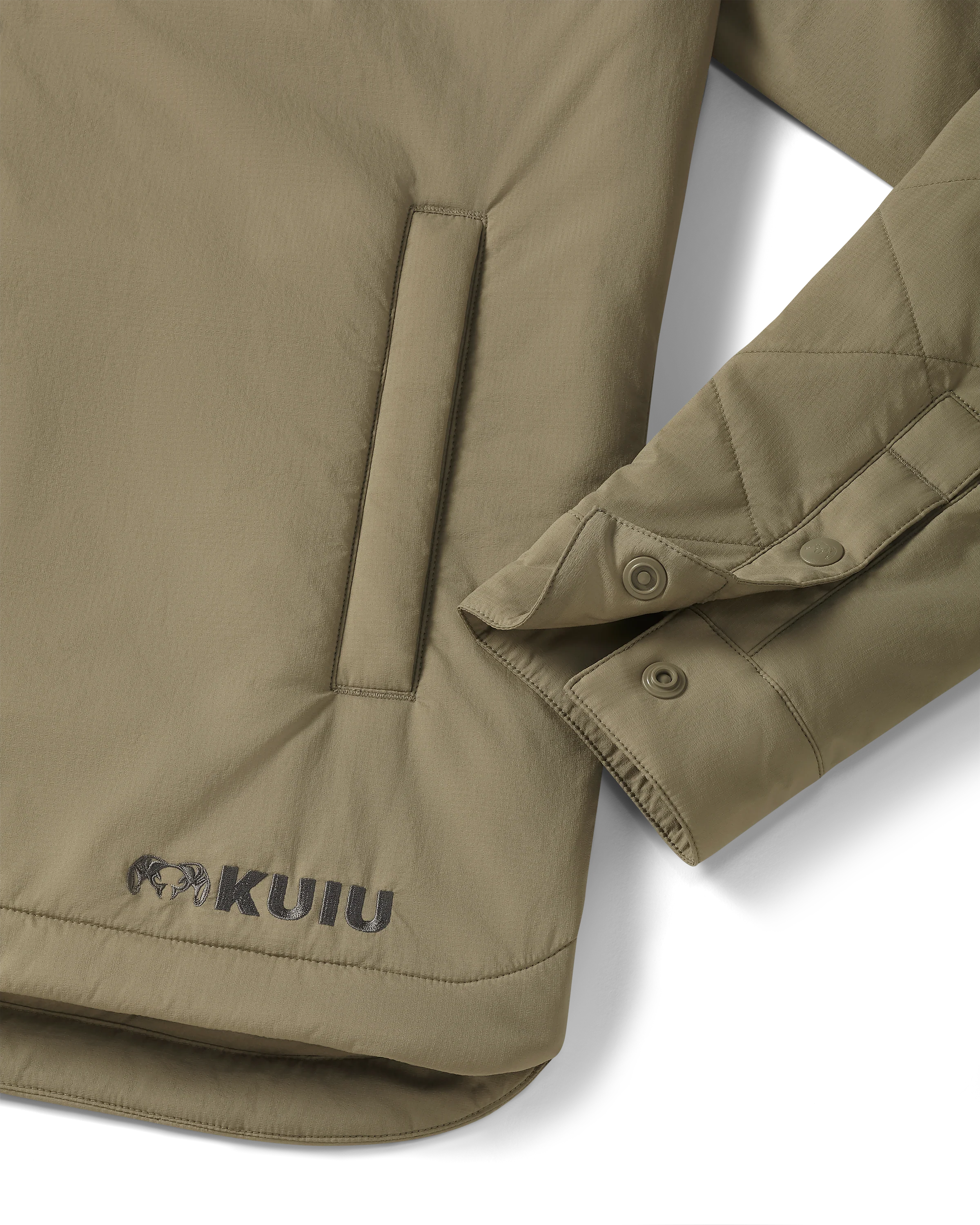 Base Camp Insulated Snap Shirt | Khaki - Image 2
