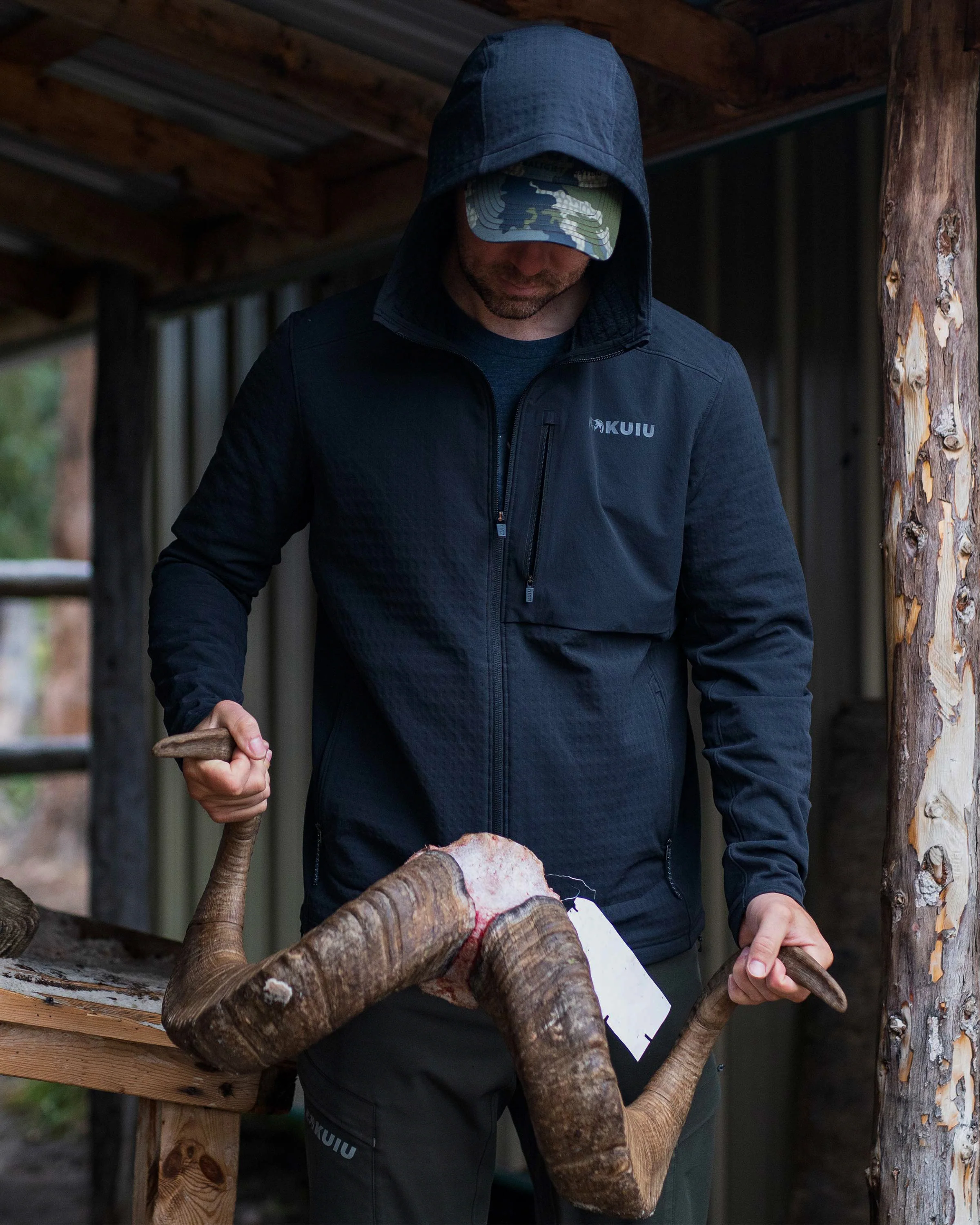 Blockfield Fleece Hoodie | Gunmetal - Image 6