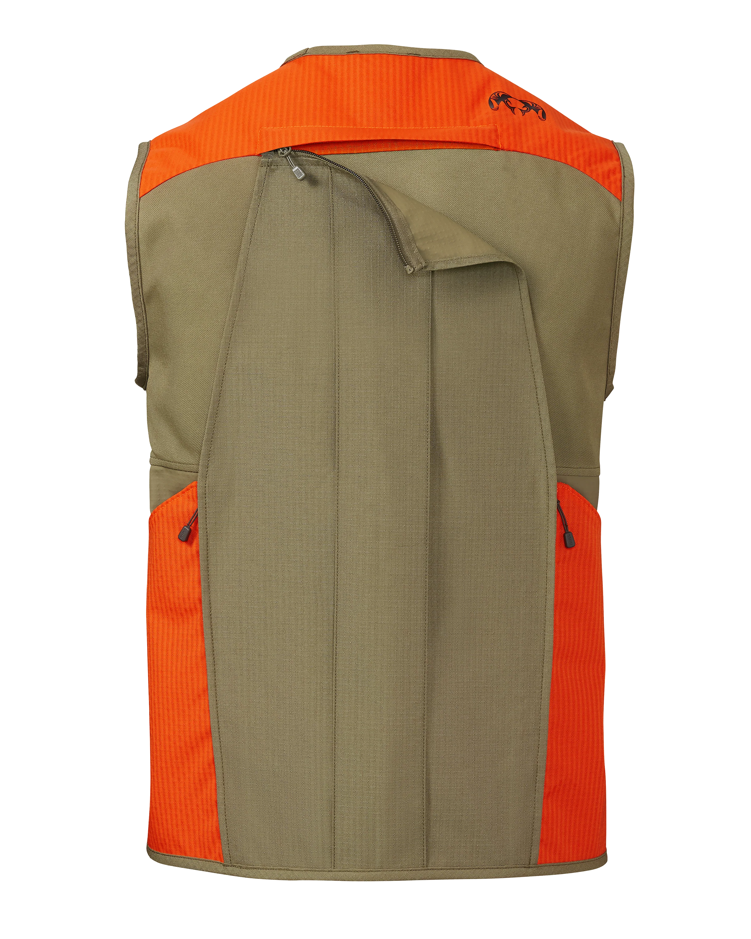 Core Upland Vest | Khaki/Blaze Orange - Image 3
