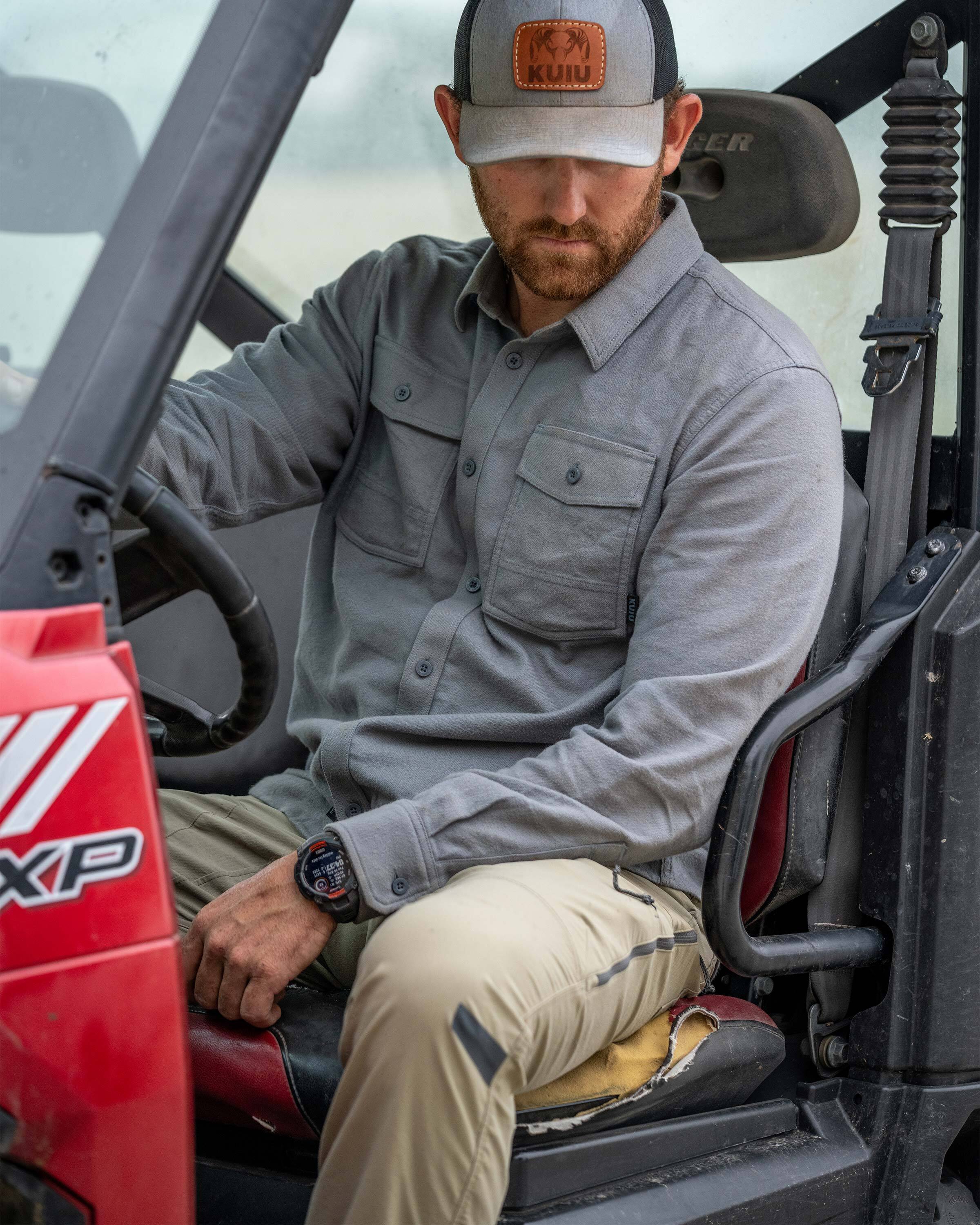Outlet Field Flannel Shirt | Saddle - Image 4