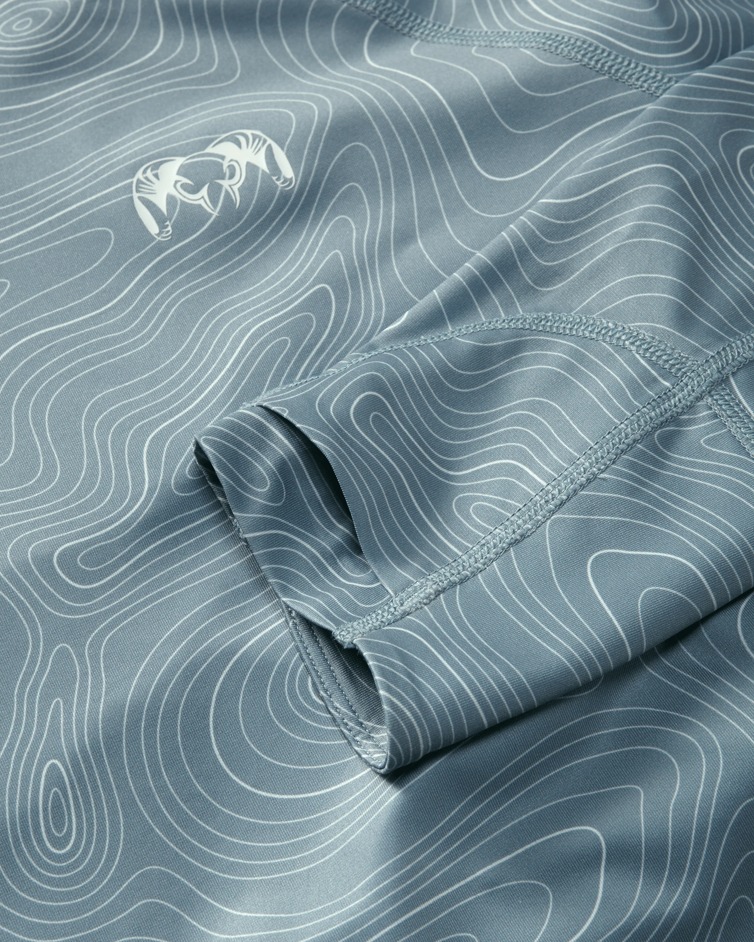 Gila LS Hoodie Topo | Skyline Topo Print - Image 6