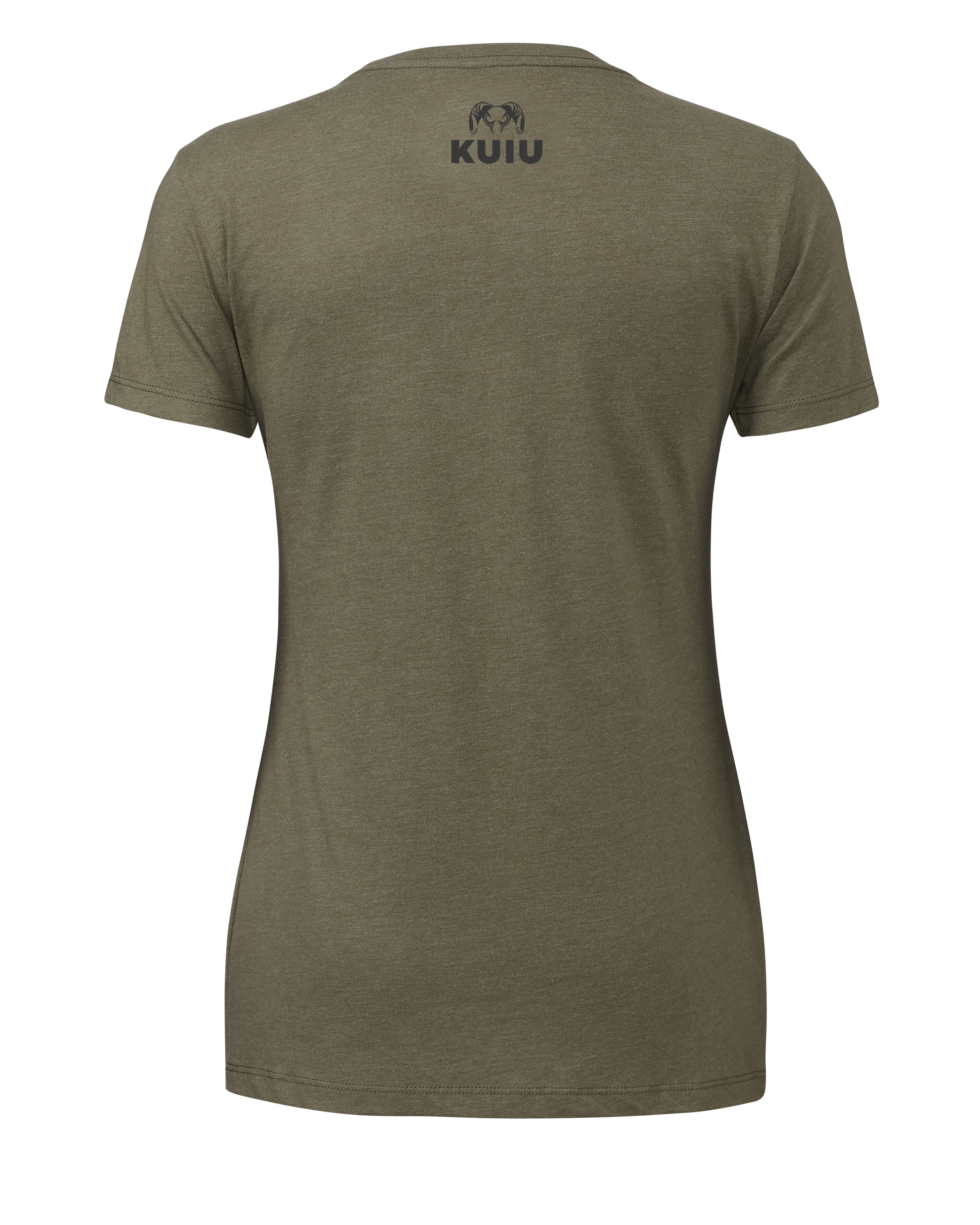 KUIU Women’s Topo Here to Hunt T-Shirt | Military Green - Image 2