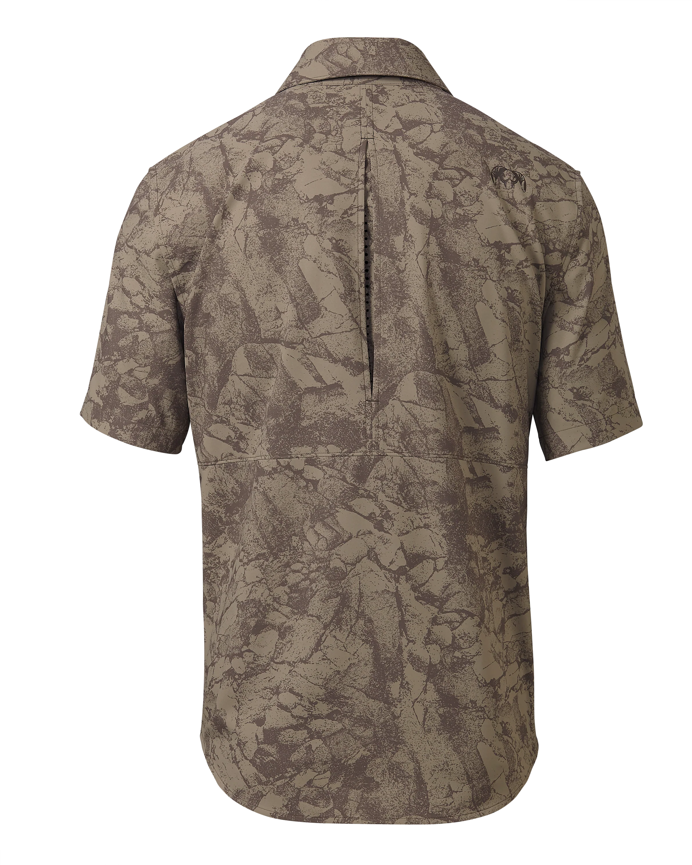 Mesa Vented SS Snap Shirt Gritstone | Silt Gritstone - Image 2