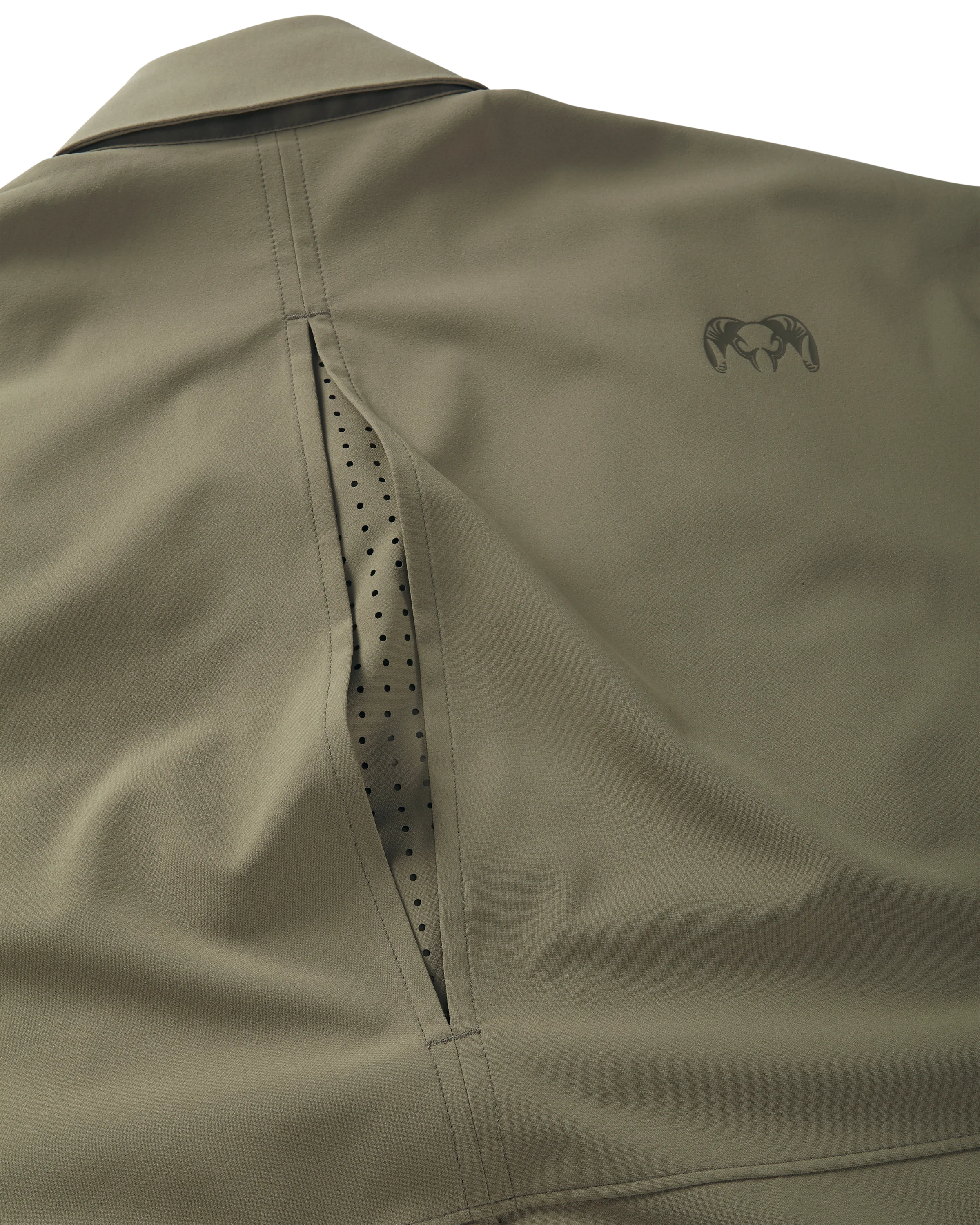 Mesa Vented SS Snap Shirt | Khaki - Image 3