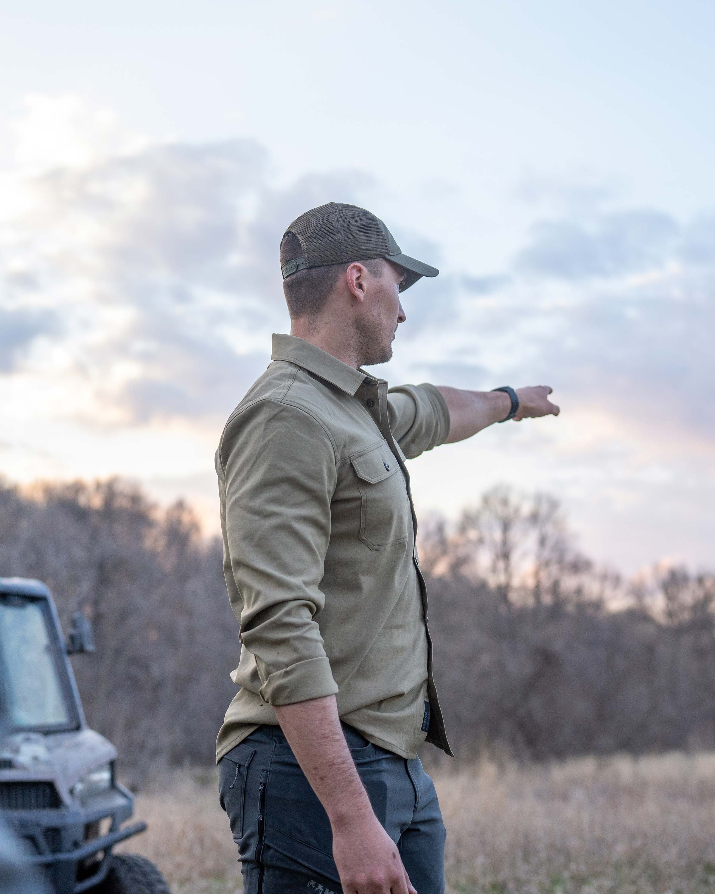 Motive LS Workgrade Shirt | Khaki - Image 3