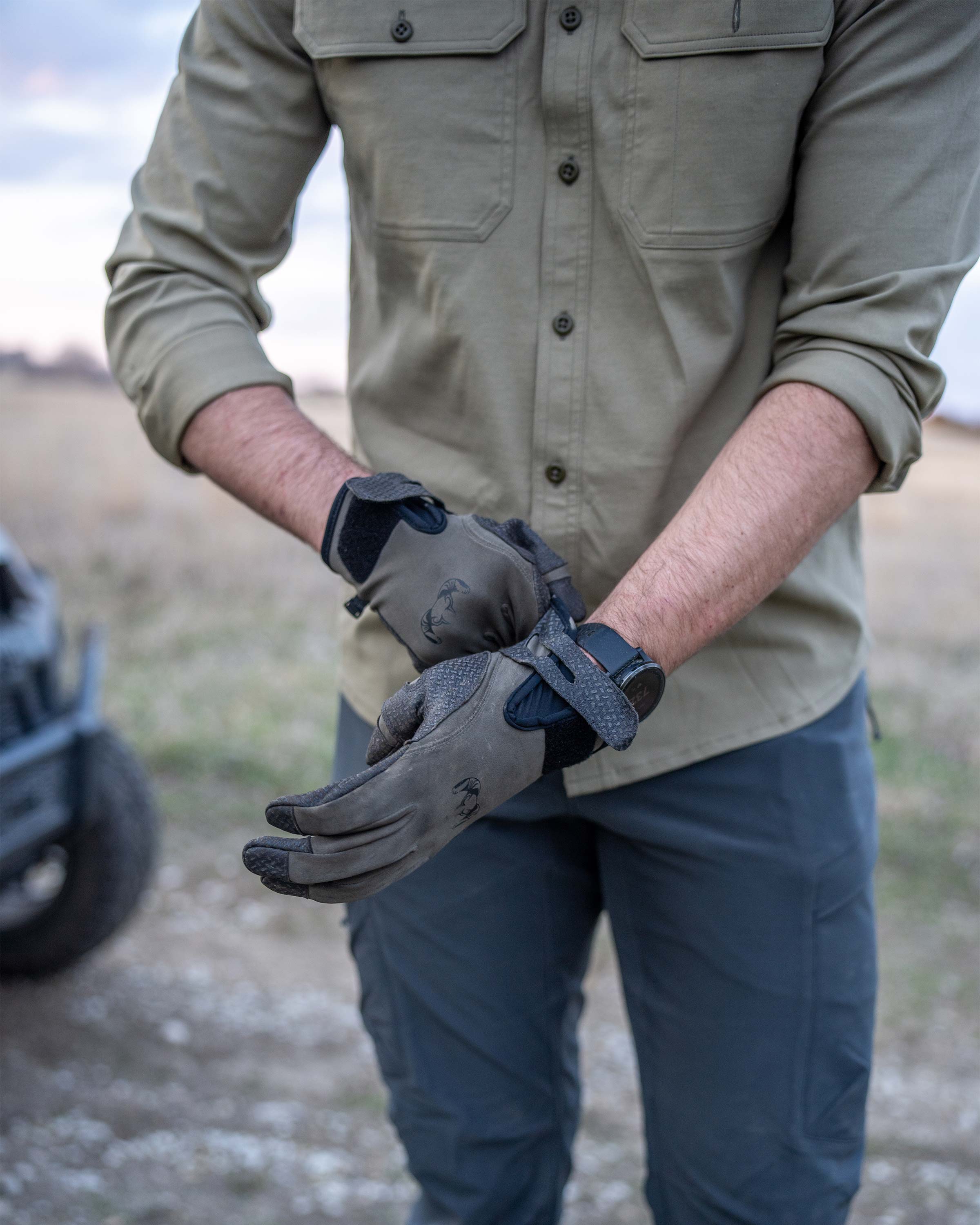 Motive LS Workgrade Shirt | Khaki - Image 4