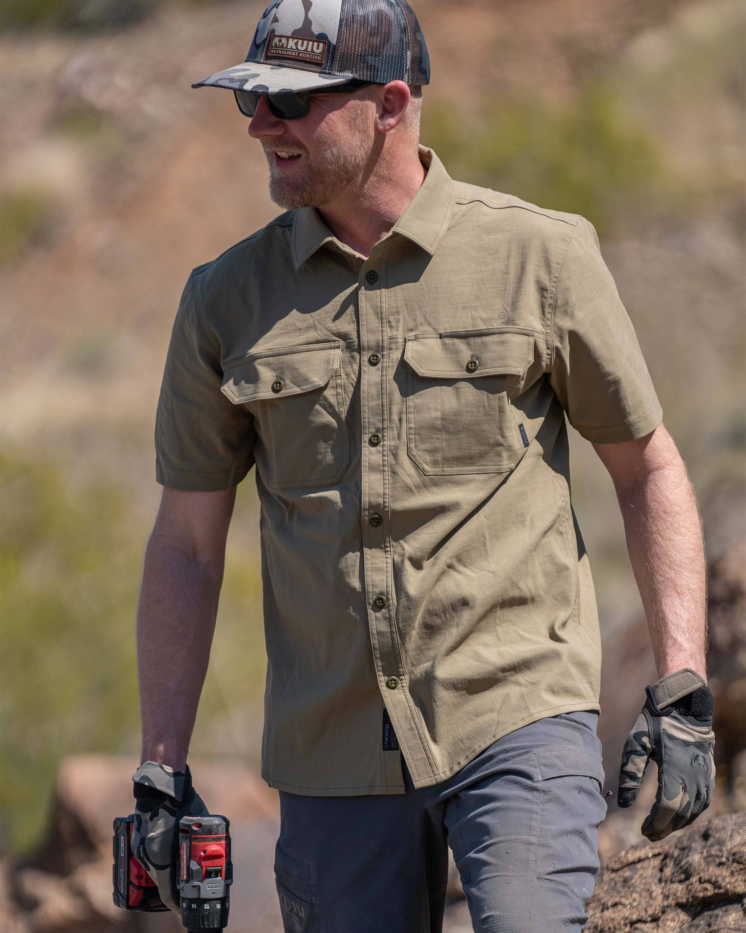 Motive SS Workgrade Shirt | Khaki - Image 3