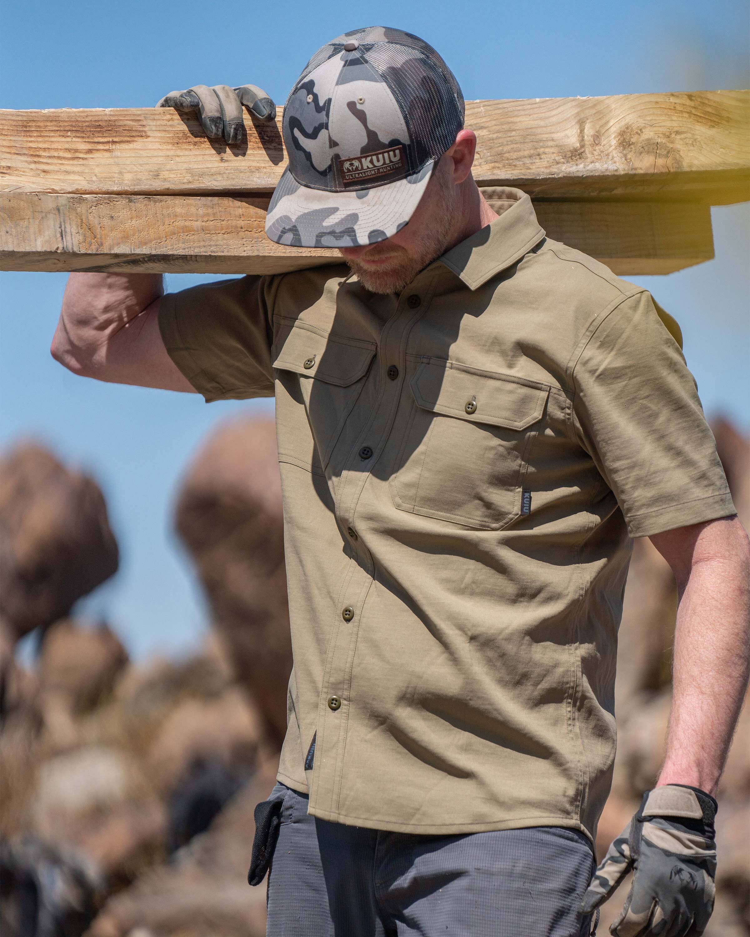 Motive SS Workgrade Shirt | Khaki - Image 5