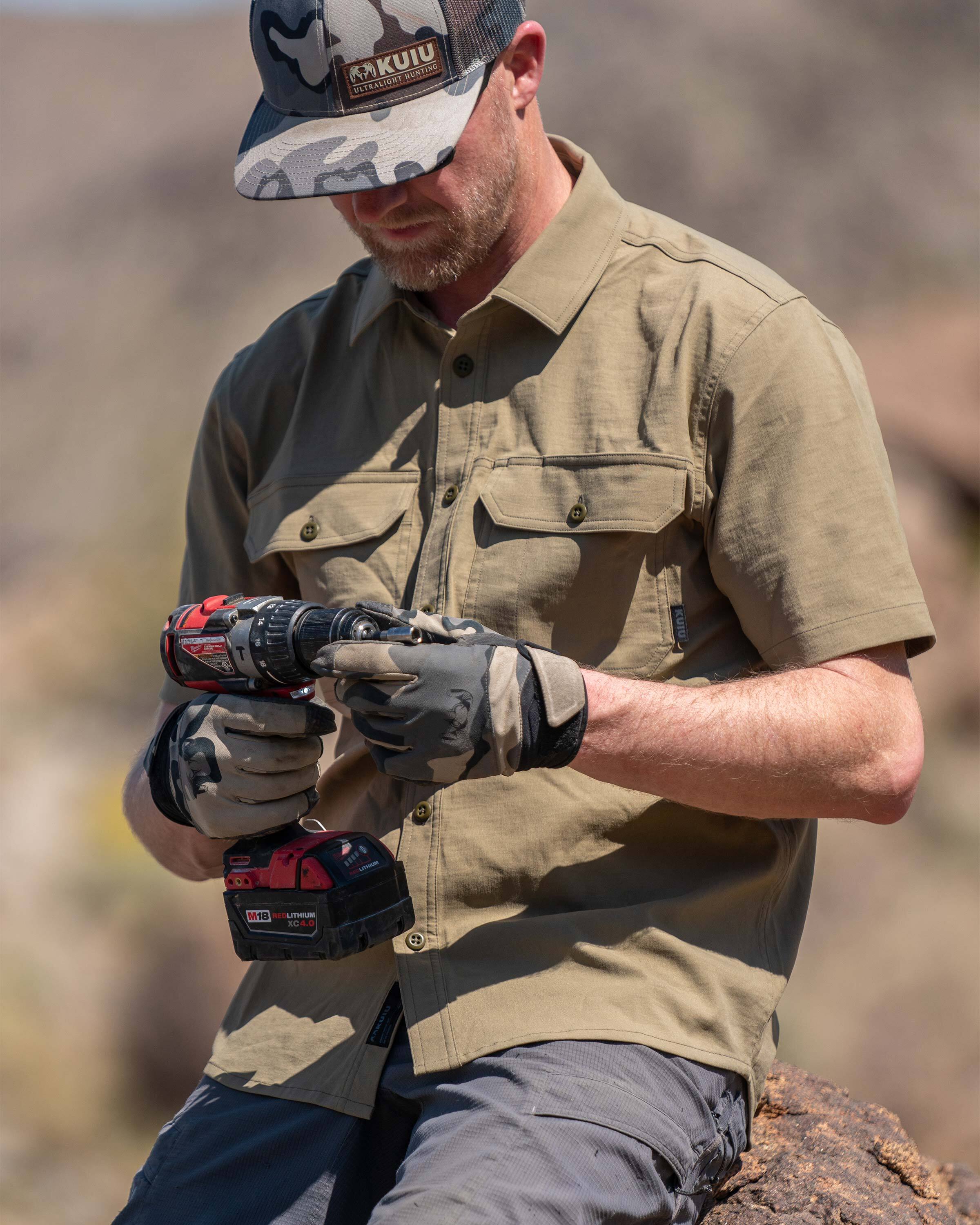 Motive SS Workgrade Shirt | Stone - Image 6