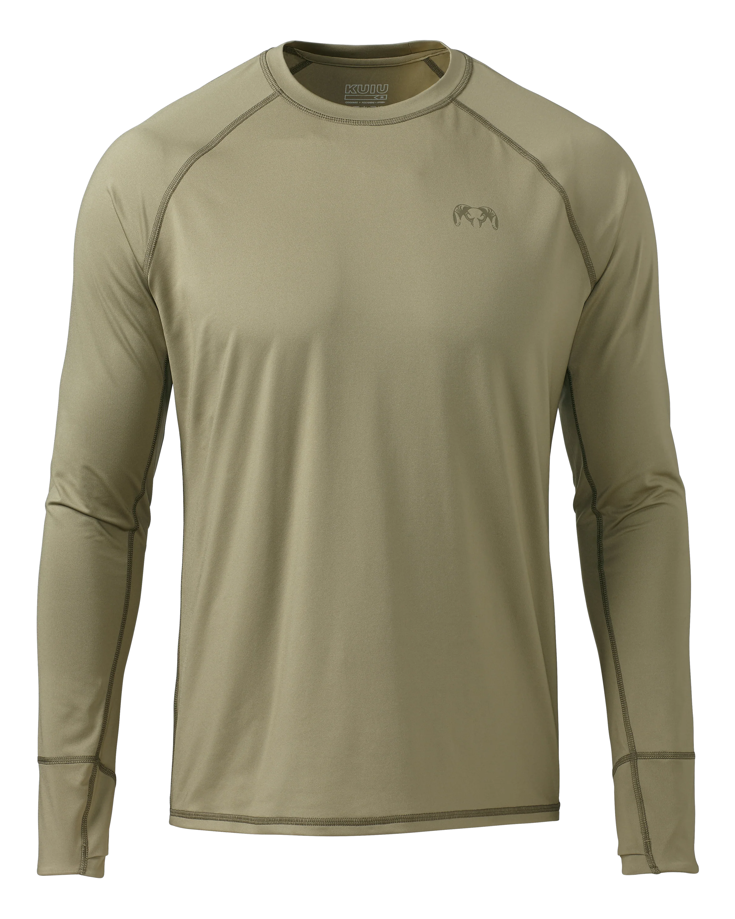 Outlet Gila LS Crew | Khaki
