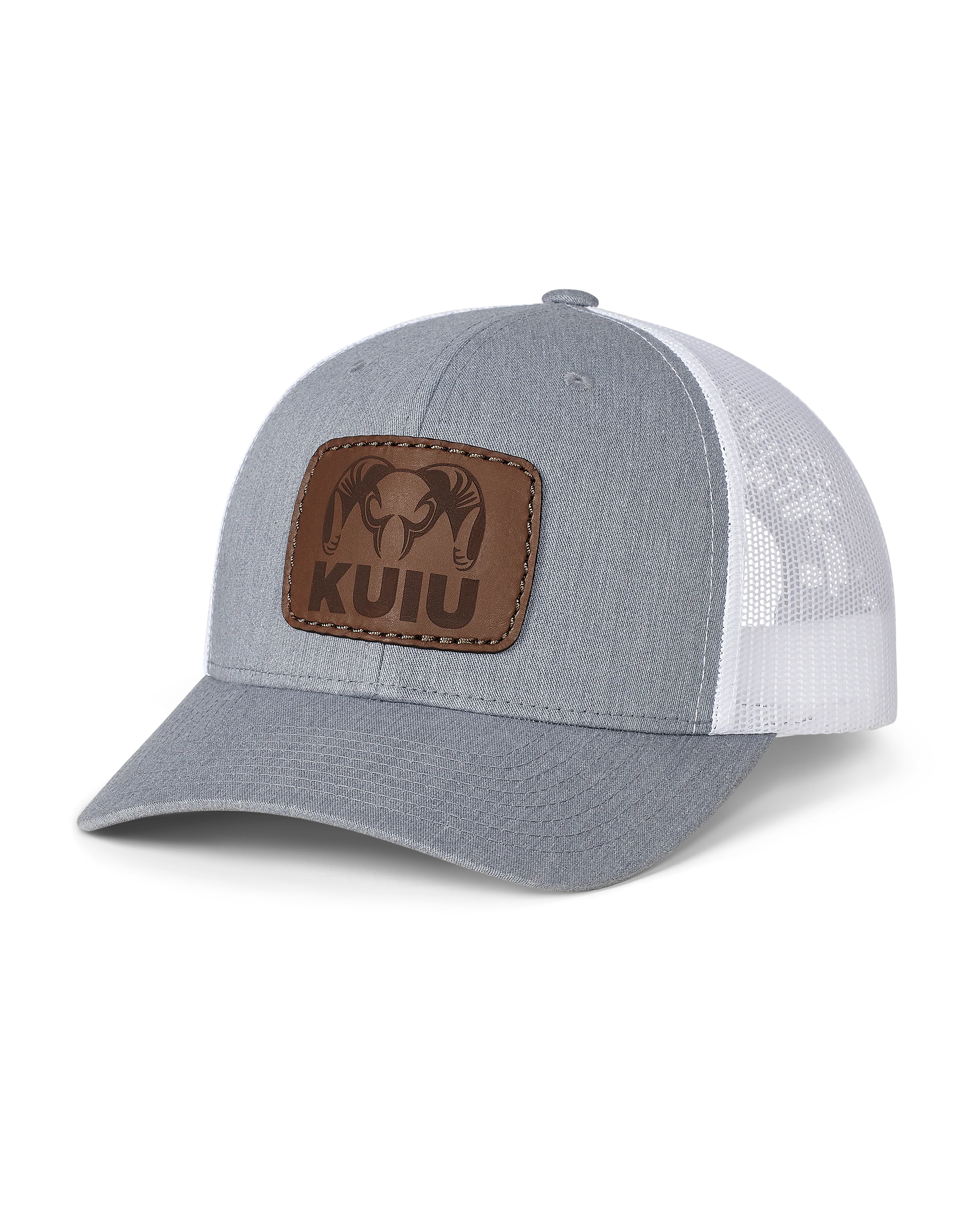 Retro Mesh Snap Back Hat | Heather White