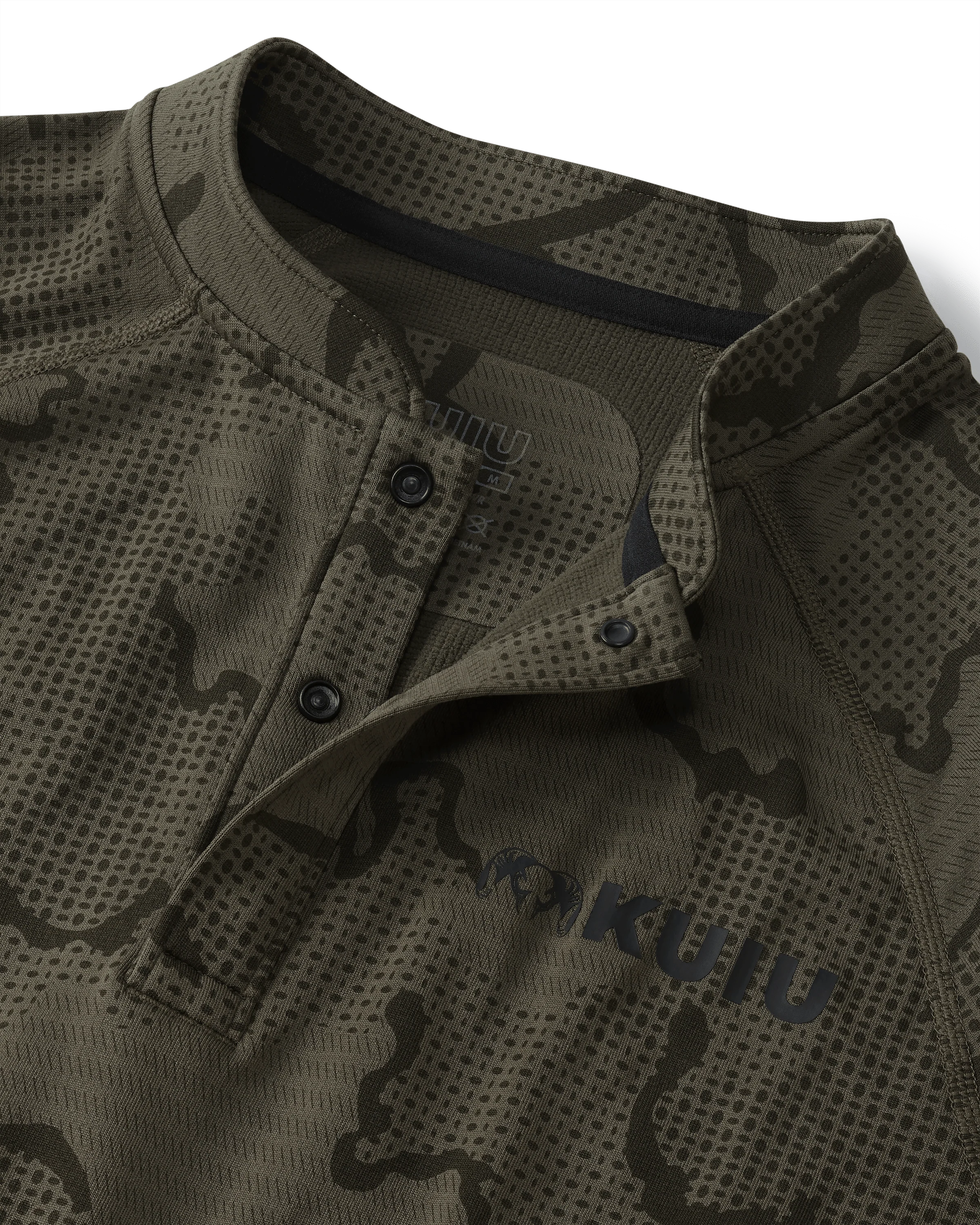 Ridgepoint Fleece Henley | Ash Tonal - Image 3