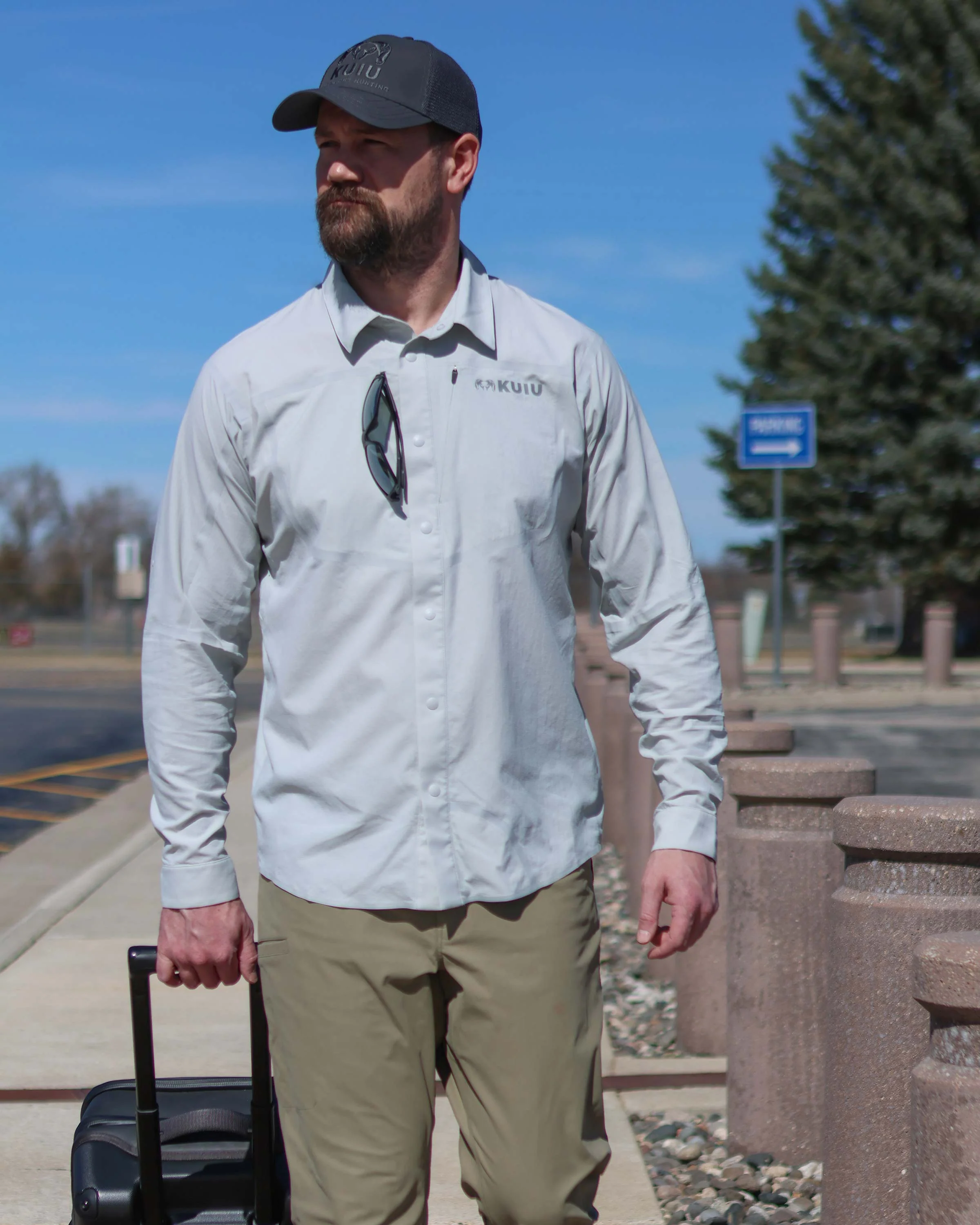 Outlet Salton LS Shirt | Nickel - Image 6