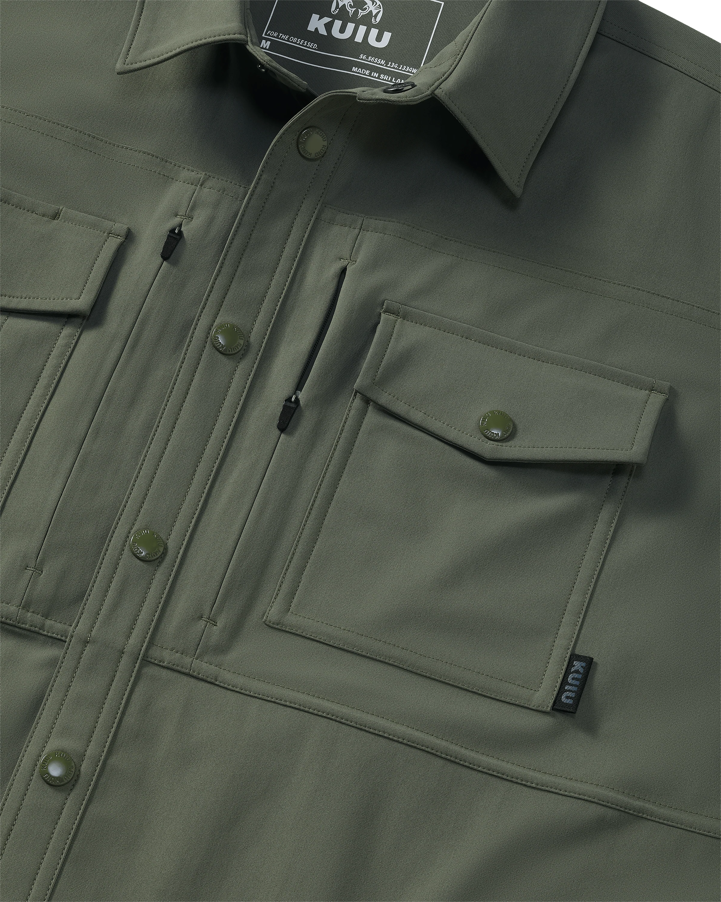 Tour Shirt Jacket | Dark Sage - Image 4
