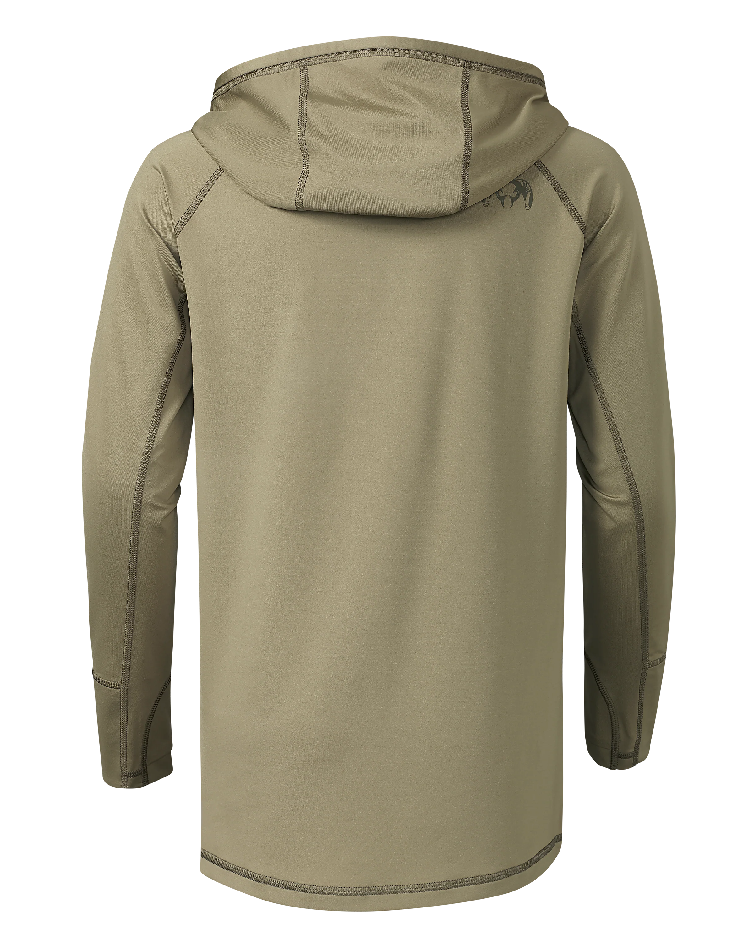 Youth Gila LS Hoodie | Khaki - Image 2